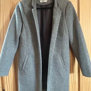 ONLY Charcoal Wool Blend Coat